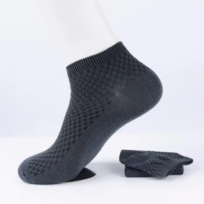 Chaussettes en Fiber de bambou pour hommes et femmes, chaussettes déodorantes, Tube haut, solides, r