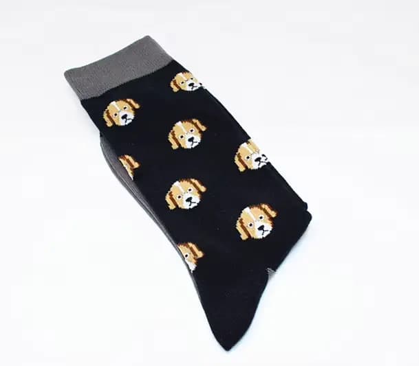 Harajuku heureux hommes chaussettes drôle hommes paresseux chaussette femmes animal renard chili mou