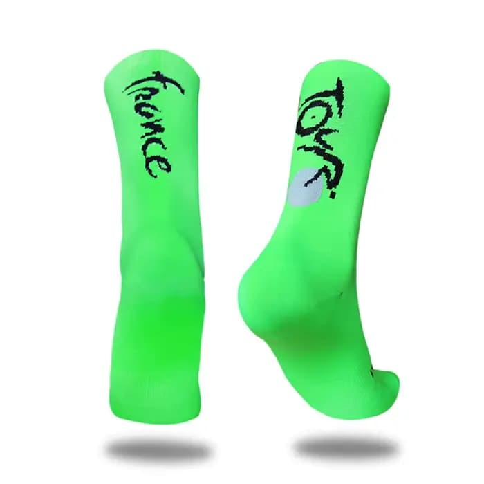 Chaussettes 2025 nouvelles chaussettes de sport Pro respirant cyclisme nouvelle lettre compétition e