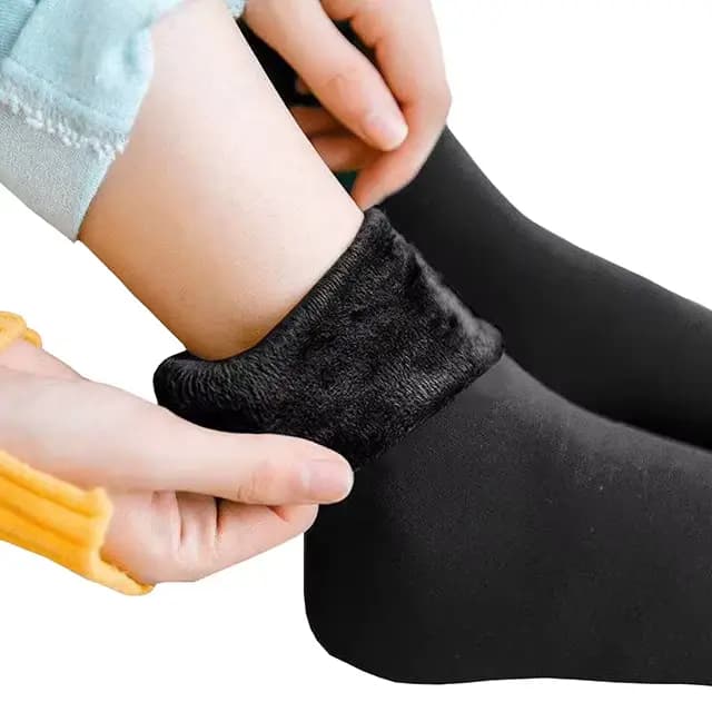 1/3/10 paires velours femmes hiver chaud épaissir chaussettes thermiques doux décontracté couleur un