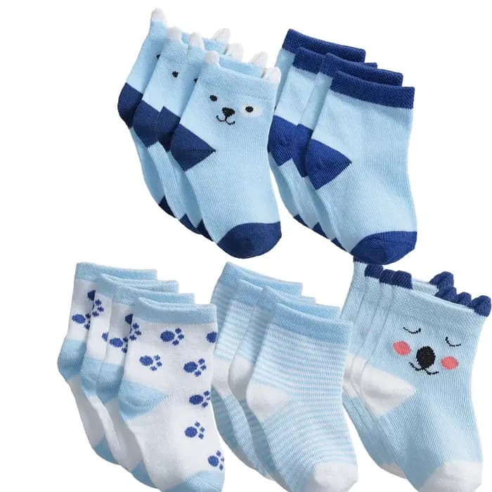 10 paires de chaussettes pour bébé, nouveau-né, garçon et fille, dessin animé mignon, mode, chausset