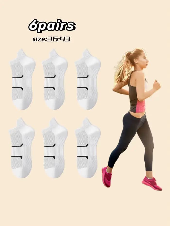 Chaussettes de sport pour hommes et femmes, respirantes, antidérapantes, à compression, coupe basse,