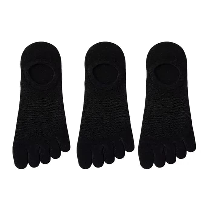 3 paires/lot chaussettes pour hommes respirant sueur nouveauté orteil chaussettes mode décontracté r