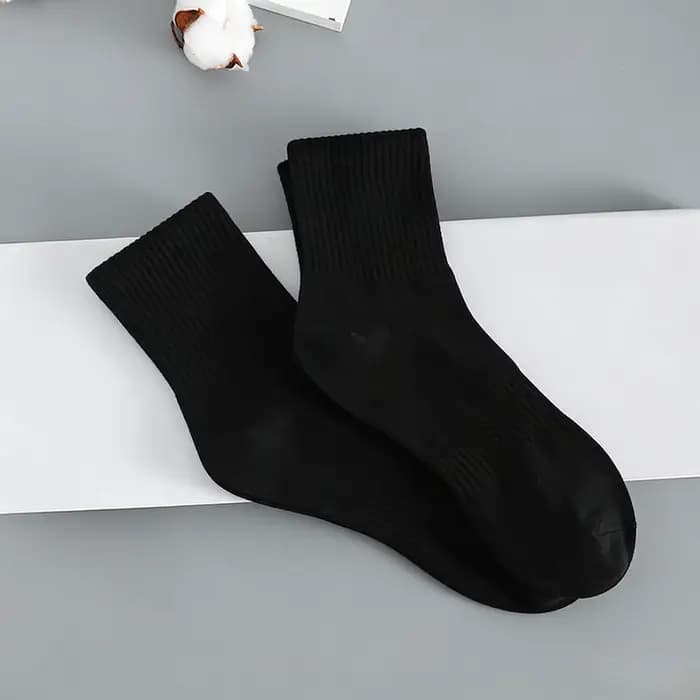 1/5 paires de chaussettes de sport neuves 100% coton pur, chaussettes de sport en coton