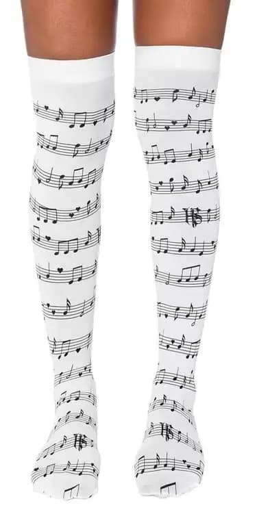 Chaussettes aux genoux Y2k, chaussettes longues pour femmes, Emo Harajuku, Cosplay, Sexy, Shoopy Got