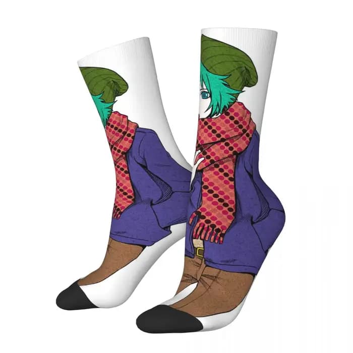 YTTD-Chaussettes d'hiver unisexes Shin Tsukimi Your Turn To Die, chaussettes chaudes, amusantes, imp