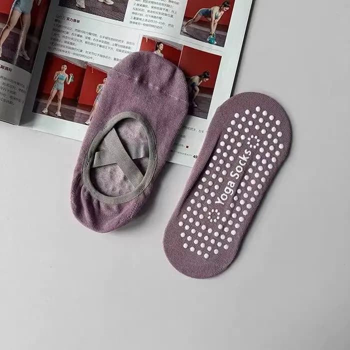 Chaussettes de yoga professionnelles antidérapantes pour femmes, chaussettes d'exercice d'intérieur 