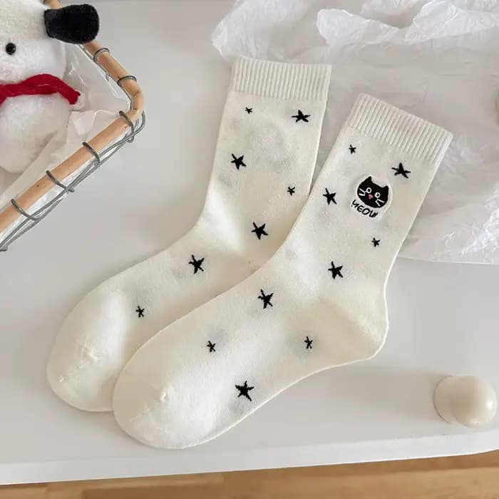 Chaussettes tendance pour femmes, nouvelles chaussettes décontractées en coton pour filles, absorban