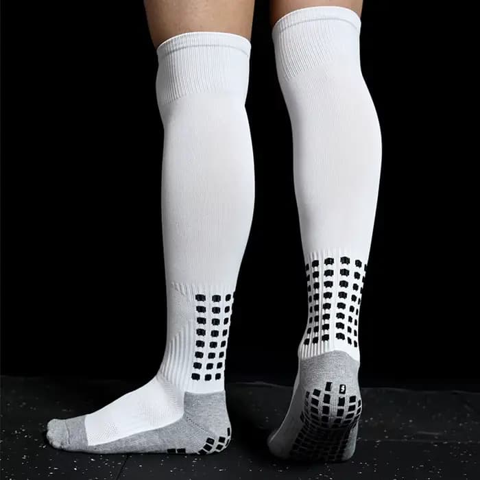 Nouvelles chaussettes de Football longues Silicone ventouse poignée anti-dérapant chaussettes de Foo