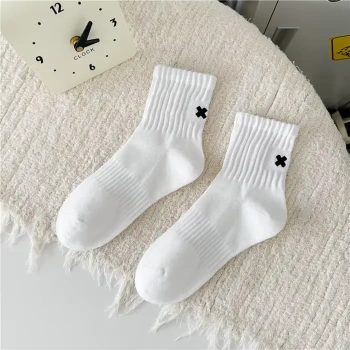 Chaussettes brodées pour hommes, chaussettes dopamine faites à la main pour femmes, chaussettes cour