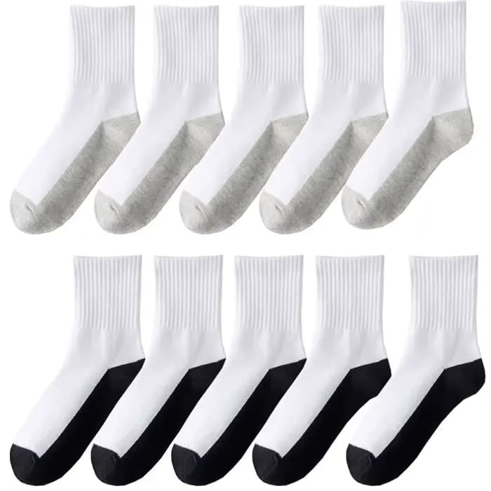10 paires pur coton enfant garçon fille chaussette enfants bébé enfant en bas âge Sport chaussette é
