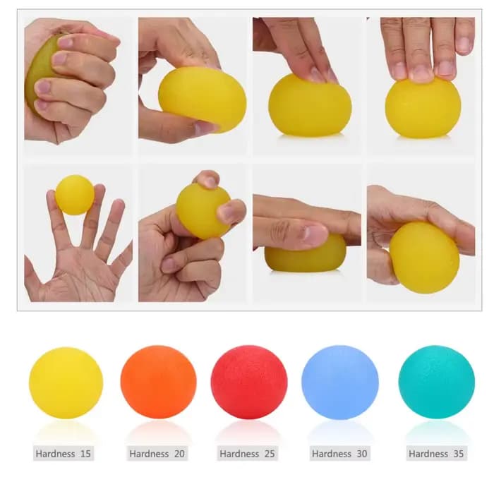 Balle de thérapie des mains en Silicone, exercice de main, décompression, flexibilité des doigts, Sp