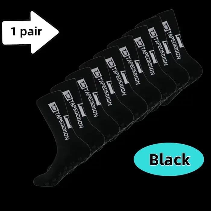Nouveaux hommes anti-dérapant chaussettes de Football de haute qualité doux respirant épaissi chauss