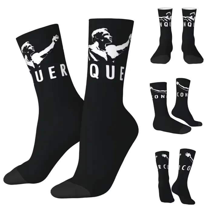 Chaussettes imprimées décontractées pour hommes et femmes, Arnold Schwarzenegger Mr Olympia, mode Ap