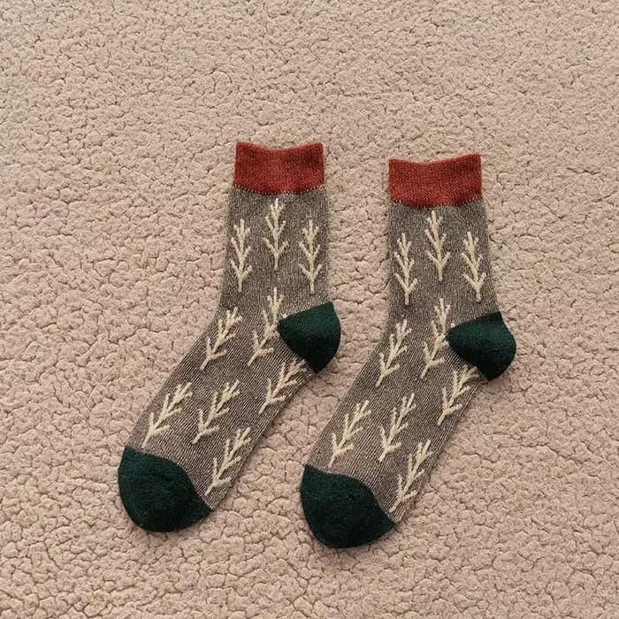 Nouvelles chaussettes en laine d'automne et d'hiver – Chaussettes cadeaux de vacances pour hommes et