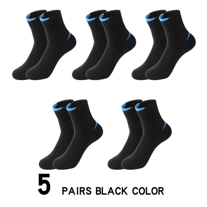 5 paires/lot hommes chaussettes de course décontracté respirant Sports de plein air coton hommes cha