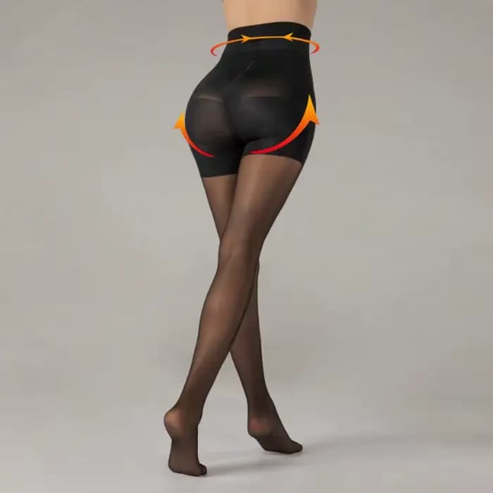 1 paire de collants en Nylon 40D pour femmes, haut de contrôle transparent, bas de durabilité incroy