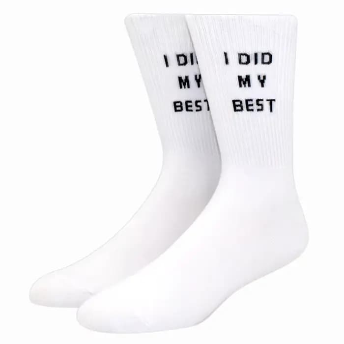 Chaussettes simples de style européen et américain, blanches, pour hommes et femmes, chaussettes de 