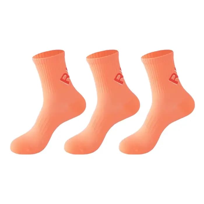 3 paires de chaussettes de sport, chaussettes de course pour hommes et femmes, bas mi-longs à semell