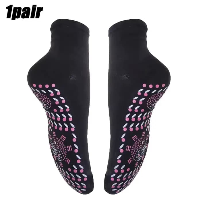 1/3/6 paires Tourmaline auto-chauffant chaussettes hiver chaud thermique soins de santé chaussettes 