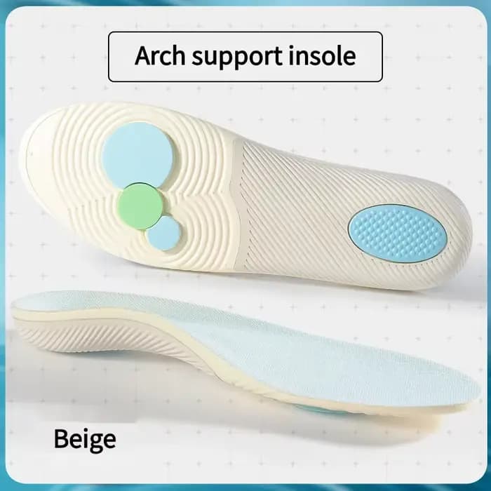 1 paire de chaussures de sport semelles intérieures soutien de la voûte plantaire semelle intérieure