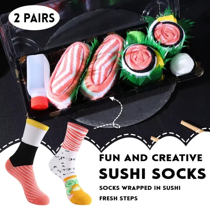 2 paires de chaussettes mi-mollet pour hommes et femmes, nouveautés et amusantes, chaussettes mignon
