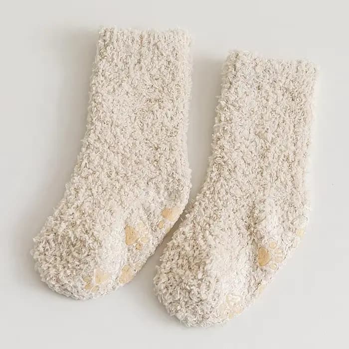 Jambières chaudes anti-ald pour enfants, chaussettes d'hiver pour nouveau-nés, chaussettes douces po