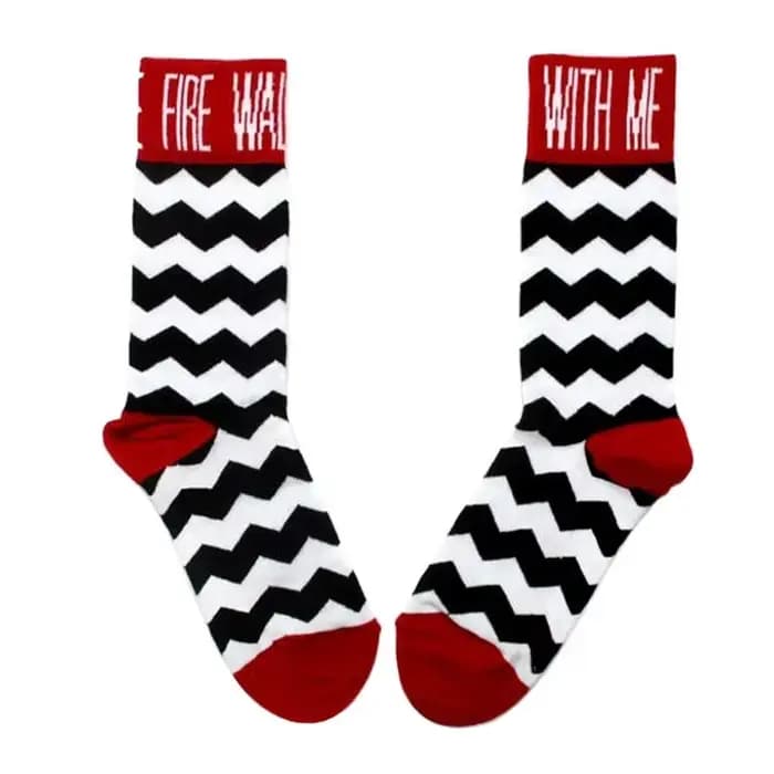 Chaussettes de créateur avec moi cadeau d'art de fan drôle chaussettes unisexes pour femmes Calcetin