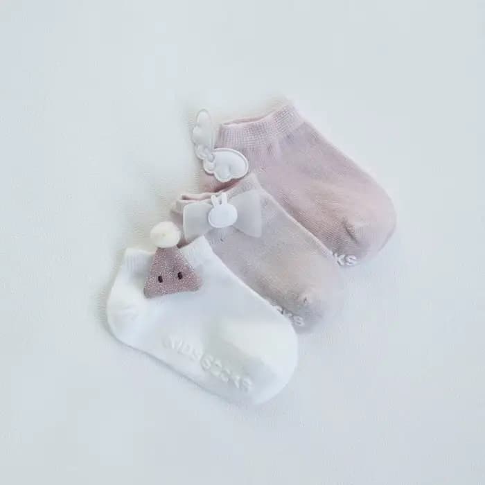 3 paires/ensemble chaussettes pour bébé enfants coton doux respirant enfant en bas âge chaussettes i