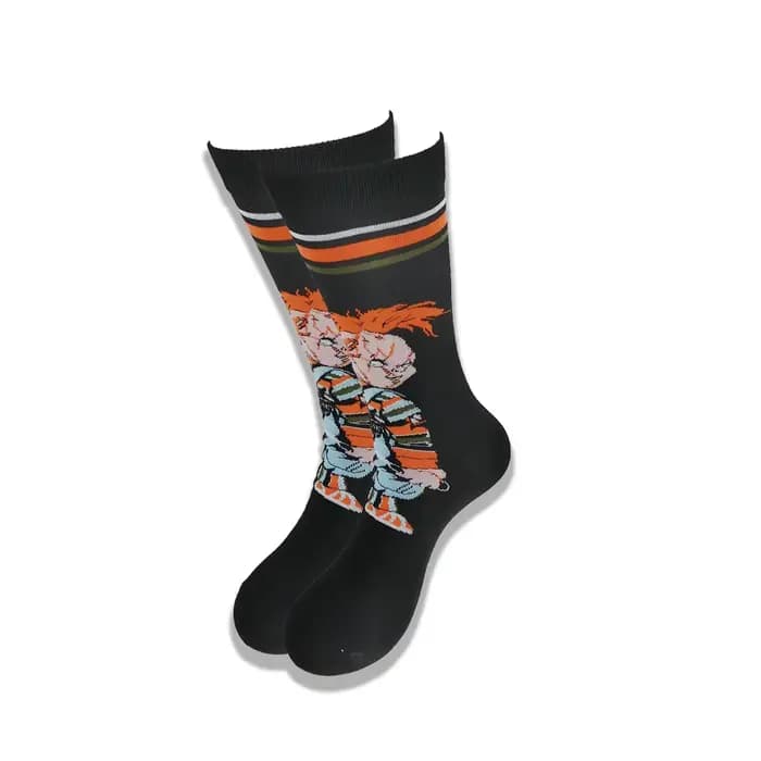 Chaussettes pour hommes, automne et hiver, dessin animé, chaudes, douces, confortables, qualité, mod