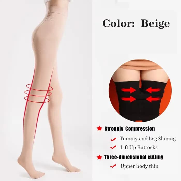 Collants artificiel astiques de Grande Taille pour Femme, Bas de Compression, Taille Haute, Extensib