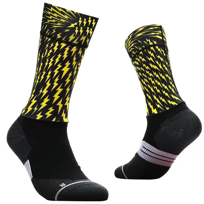 Chaussettes de sport pour hommes et femmes, chaussettes de cyclisme, de basket-ball, de course, de r