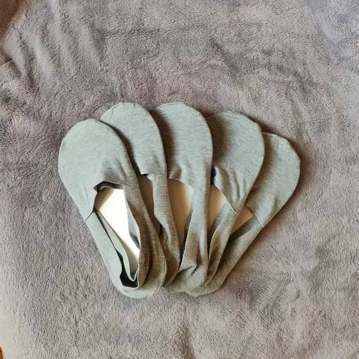 5 paires de chaussettes invisibles sans couture pour femmes, printemps-été, antidérapantes, en silic