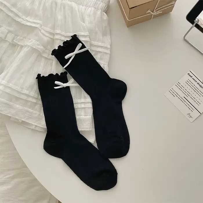 Chaussettes pour femmes Printemps-Été, mi-mollet, fines, en maille ajourée, respirantes et fraîches,