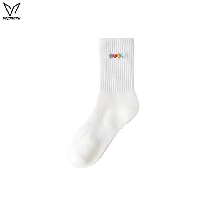 2025 Veidoorn chaussettes de sport hommes femmes coton peigné athlétique rembourré respirant élastiq