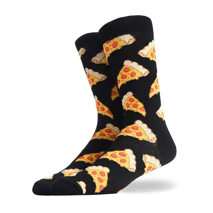 Chaussettes mi-hautes Hip Hop pour hommes, Harajuku, requin, clown, planche à roulettes, peinture à 