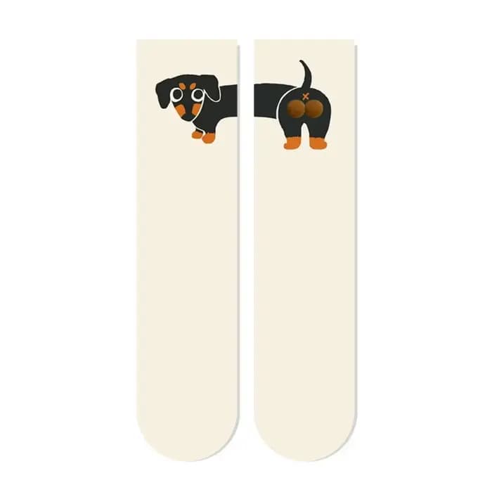 Chaussettes douces et mignonnes pour chiots, chaussettes respirantes et élastiques pour chiens Husky