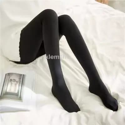 Sous-vêtement thermique femme Transparent polaire Thermo collants chauds faux collants hiverpanty th