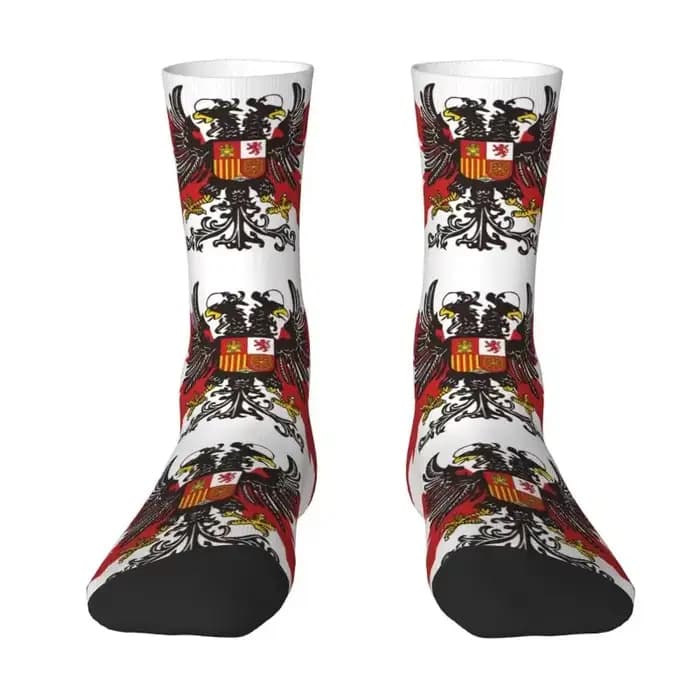 Chaussettes de la Légion Espagnole pour Homme et Femme, Unisexe, Nouveauté, Croix Bordeaux, Printemp