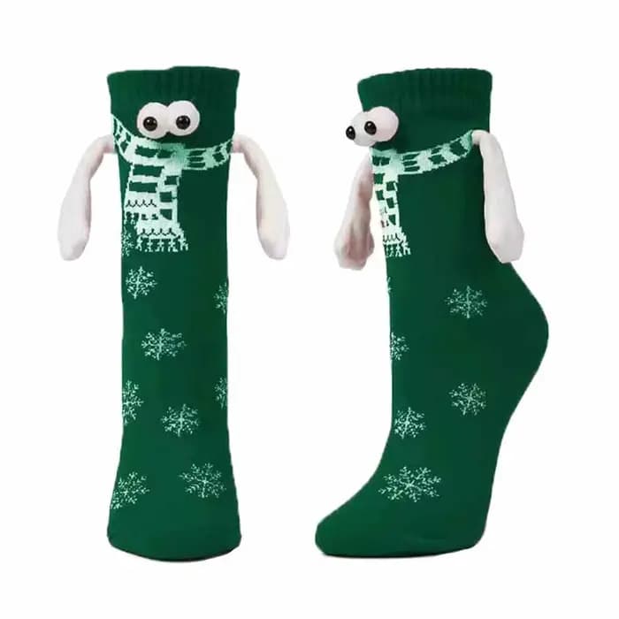 Chaussettes de noël pour Couples, drôles tenant la main, bas de remplissage, cadeaux de noël, chauss