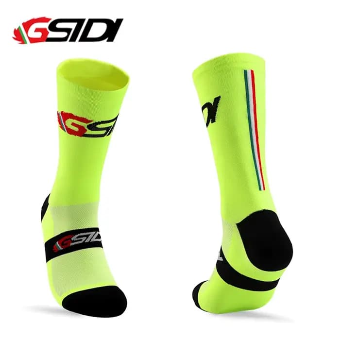 Gsidi 2022 nouveaux hommes chaussettes de cyclisme professionnel route vtt vélo femmes Compression c