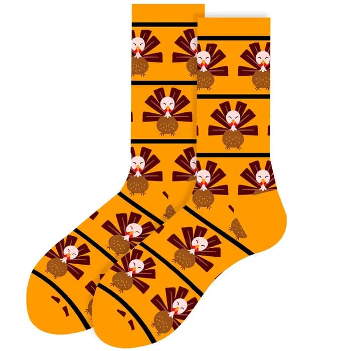Chaussettes de sport en coton pour femmes, tube moyen créatif, motif animal et plante, chaussette mi