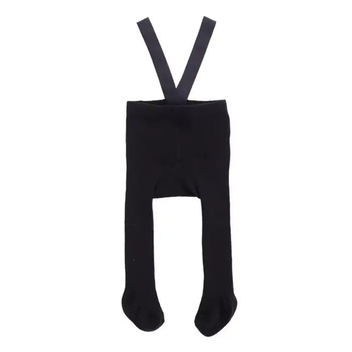 Collants tricotés taille haute pour nouveau-né garçon et fille, chaussettes, jarretelles, couleur un