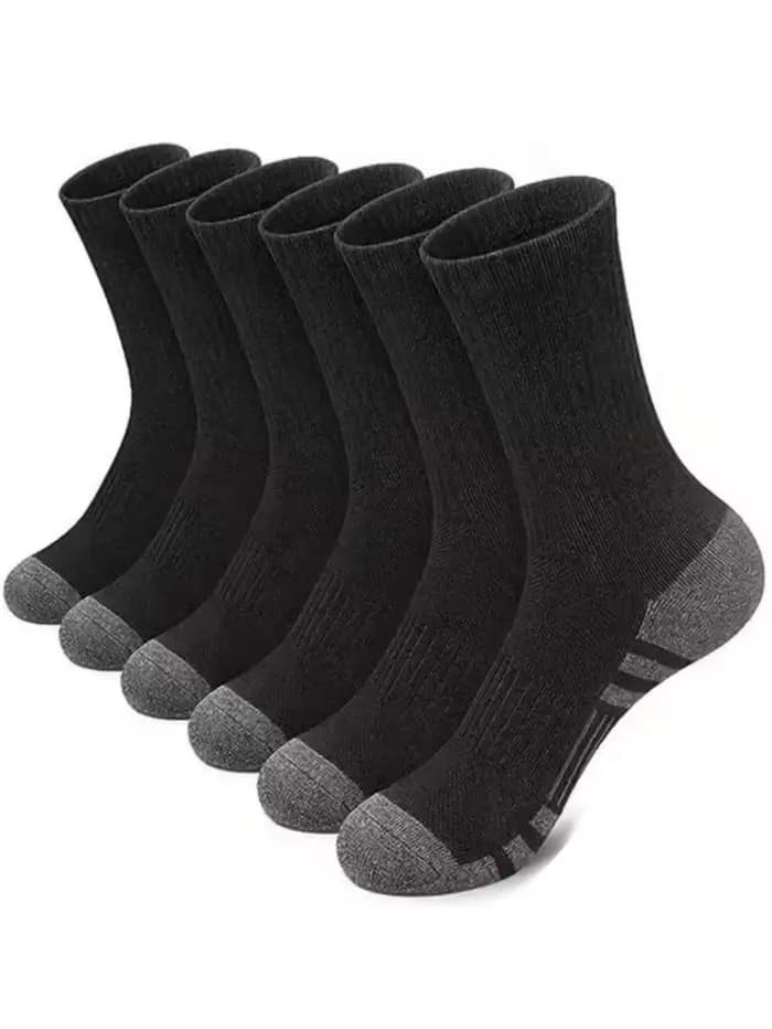 12 paires de chaussettes de sport pour hommes, de haute qualité, confortables, douces, antidérapante