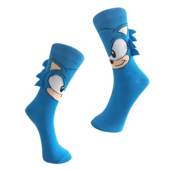 Chaussettes pour enfants Sonics, chaussettes mignonnes, chaussettes en coton pour garçons, chaussett