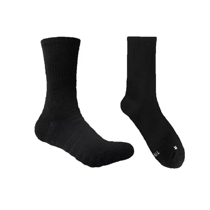 Chaussettes de sport mi-longues pour hommes de haute qualité, confortables et absorbant les chocs, c