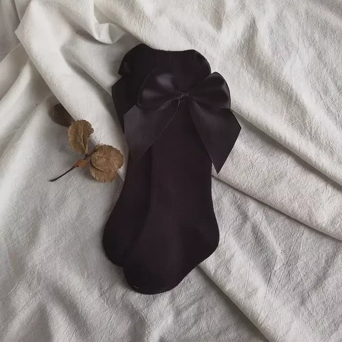 Chaussettes d'automne pour bébés filles de 0 à 5 ans, chaussettes de noël en coton rouge avec gros n