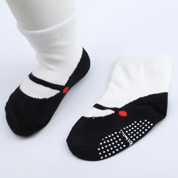 Mignon bébé chaussette filles nouveau-né danse Ballet plancher enfants infantile anti-dérapant enfan
