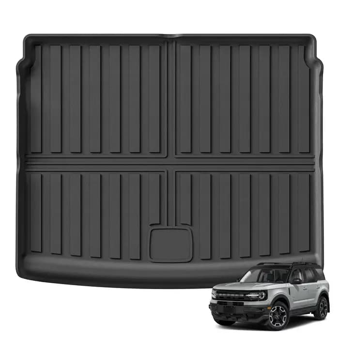 Tapis de sol de voiture en TPE 3D pour Bronco Sport 2021 – 2024, doublure de chargement, coussinet d