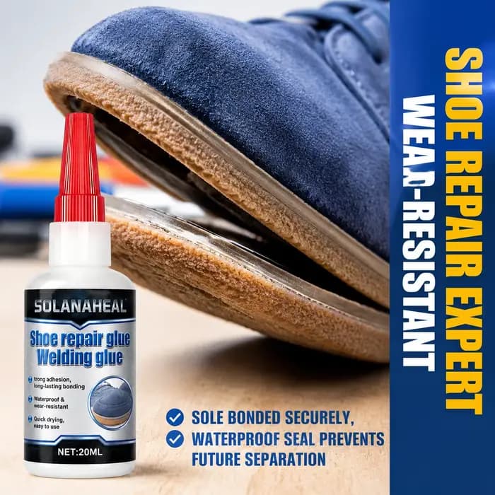 Colle pour réparation de chaussures, adhésif imperméable et résistant à l'usure pour baskets et chau